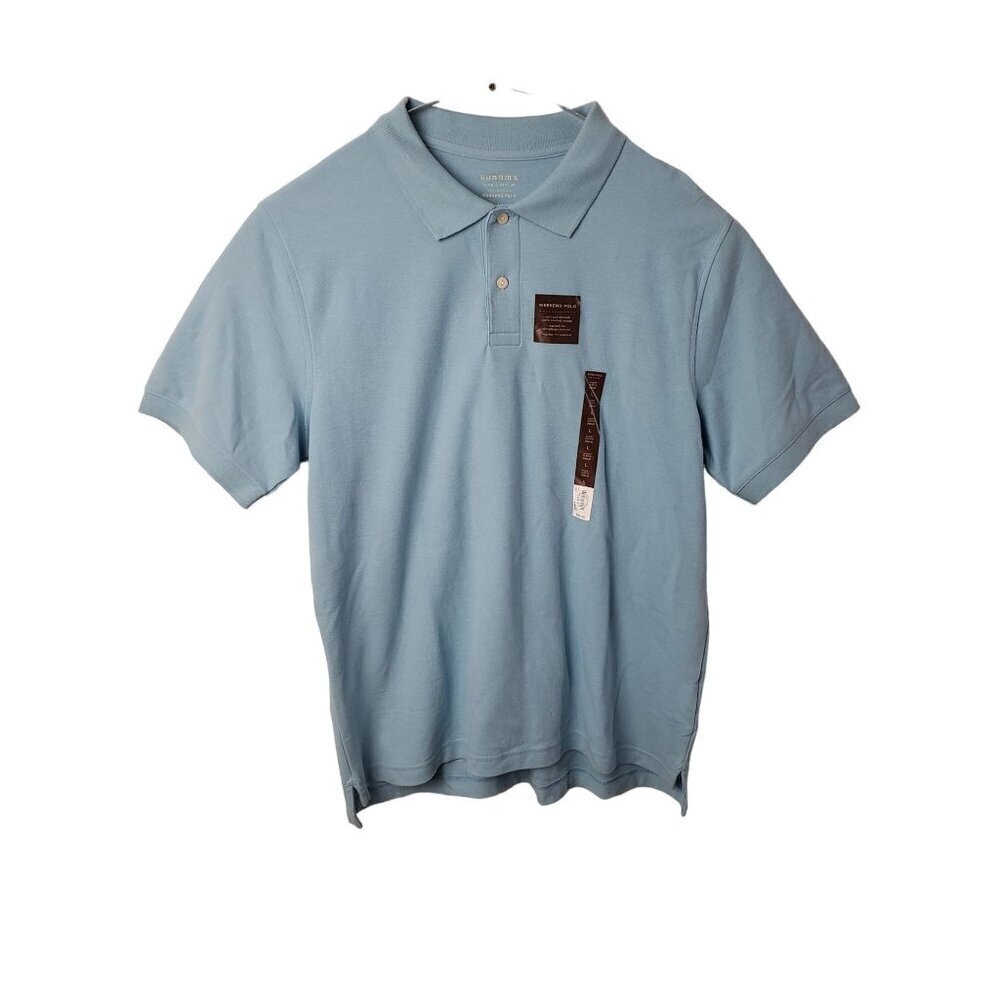 Sonoma light blue short sleeve‎ polo, NWT, size large